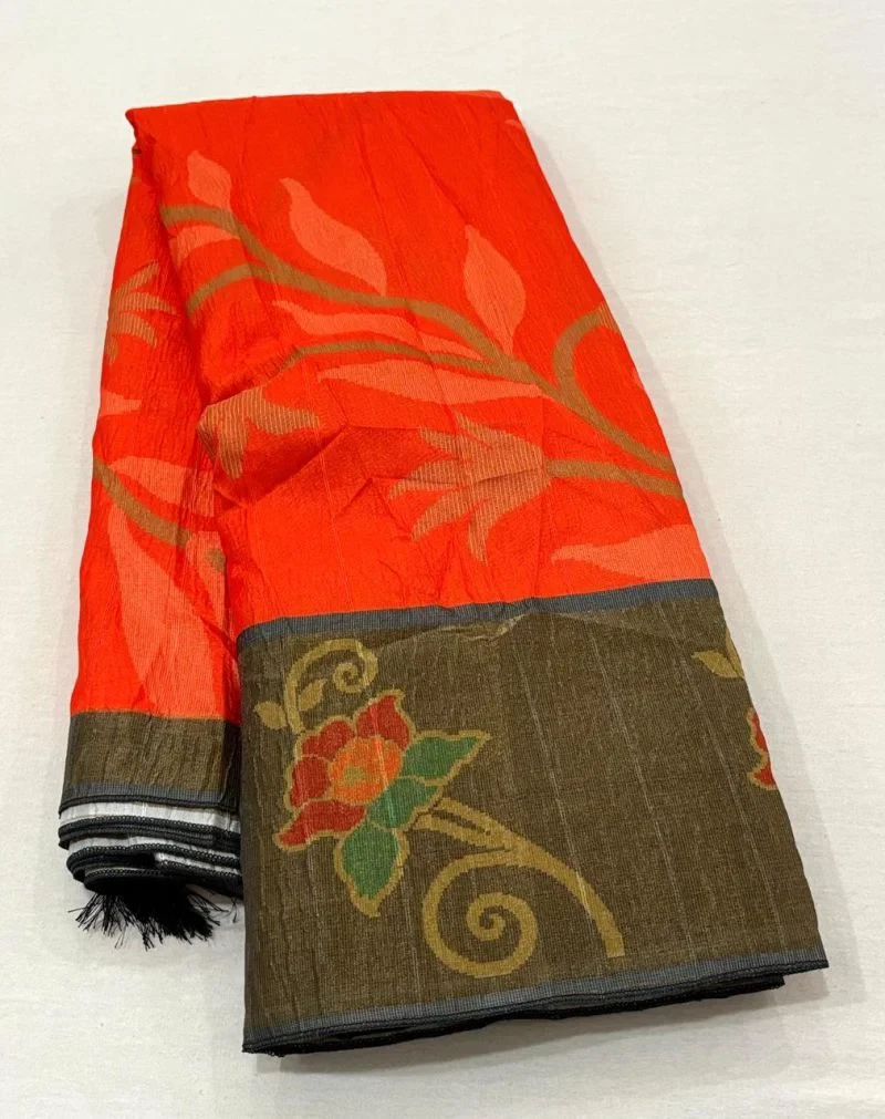 Lilly Silk Part 1 Soft Cotton Silk Patola Printed Saree Collection 10