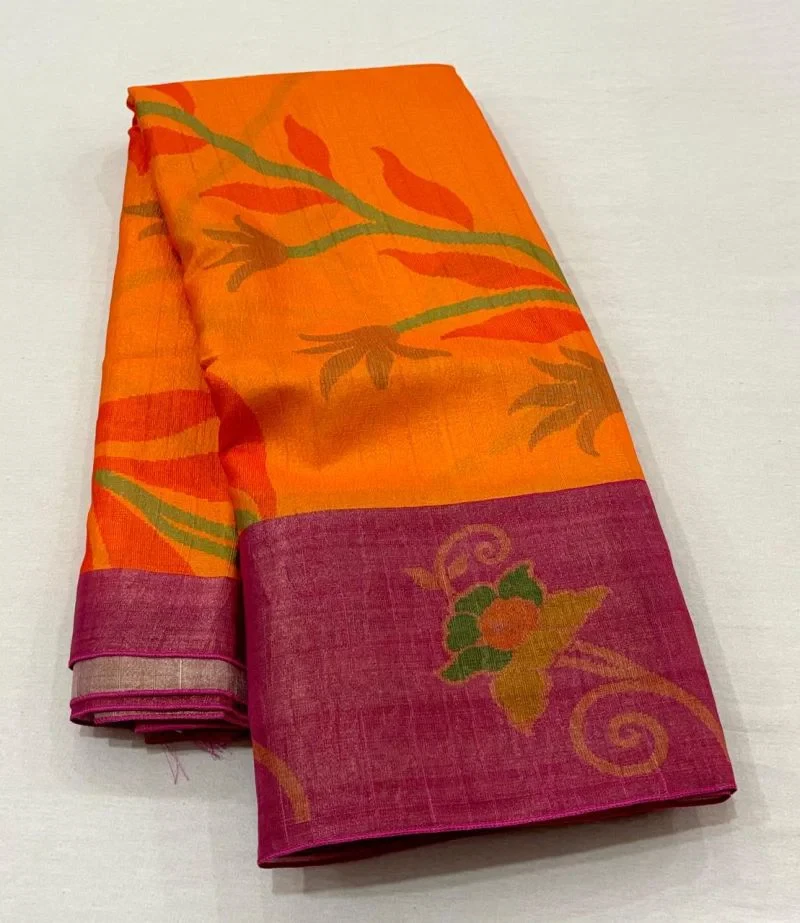 Lilly Silk Part 1 Soft Cotton Silk Patola Printed Saree Collection 11