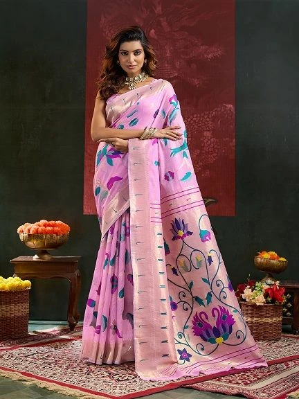 Maahi 244 Paithani Silk Zari Weaving Saree Collection 3