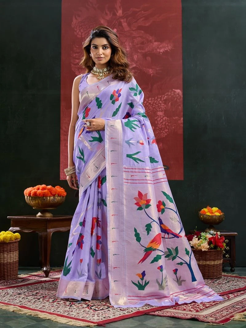 Maahi 245 Paithani Silk Zari Weaving Party Wear Saree 2