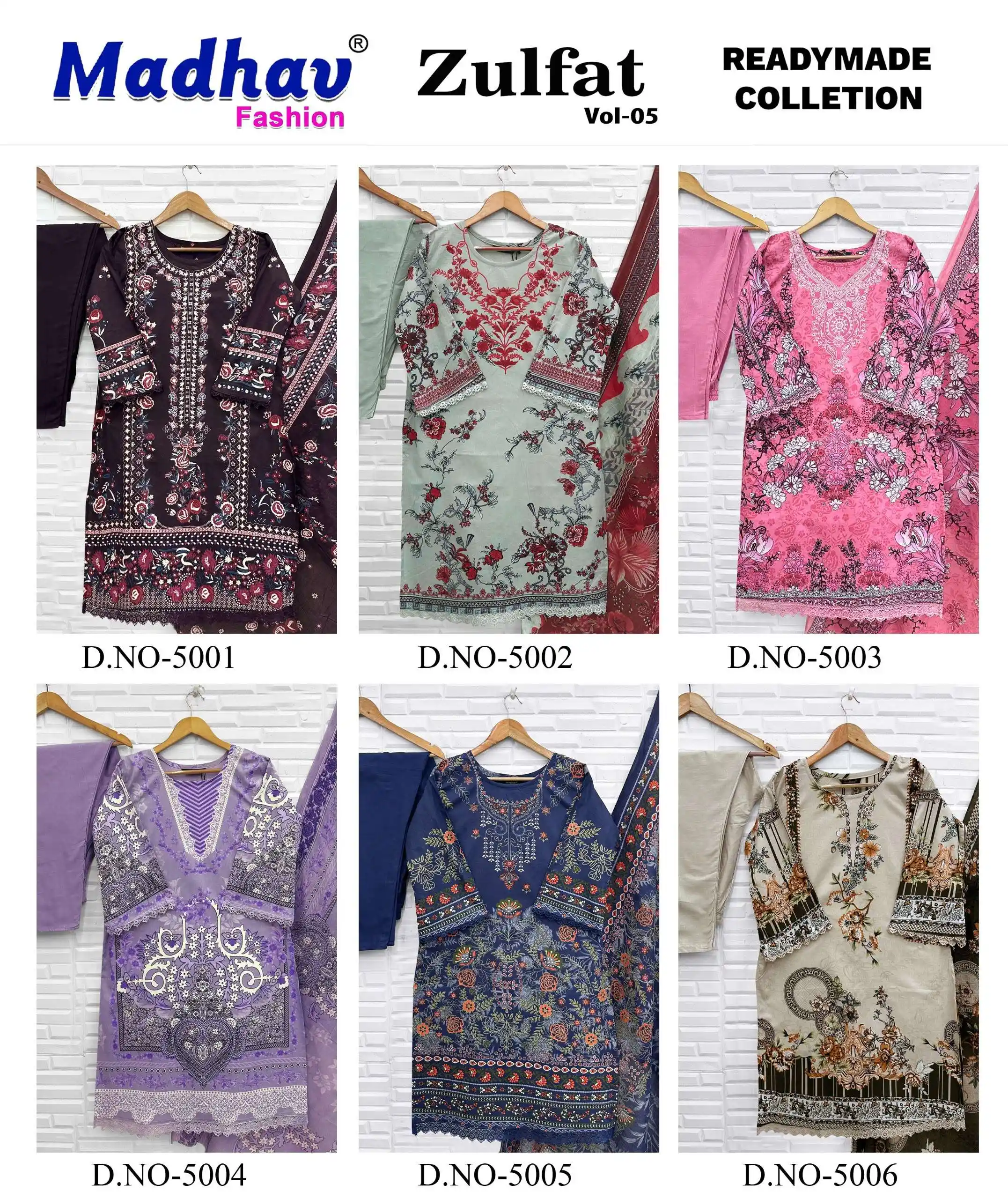 Madhav Zulfat Vol 5 Ready Made Collection - Readymade Dress 8