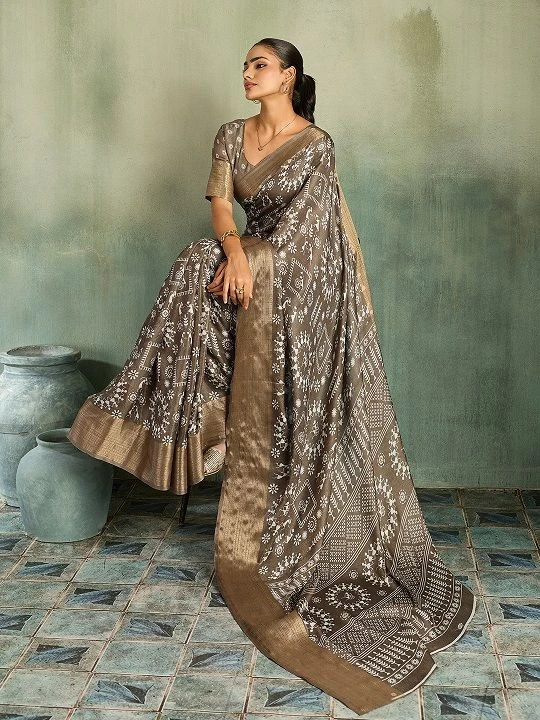 Mahek 233 Marsmello Casual Wear Digital Printed Saree 3