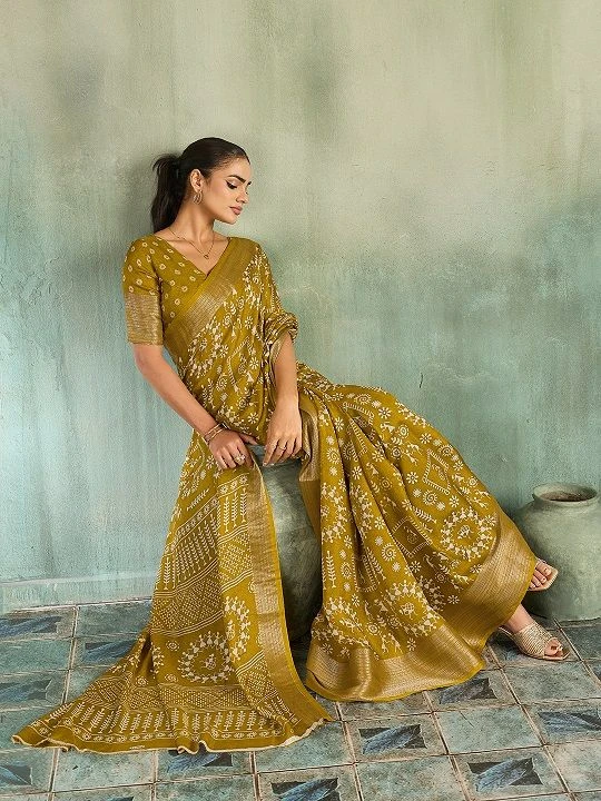 Mahek 233 Marsmello Casual Wear Digital Printed Saree 5
