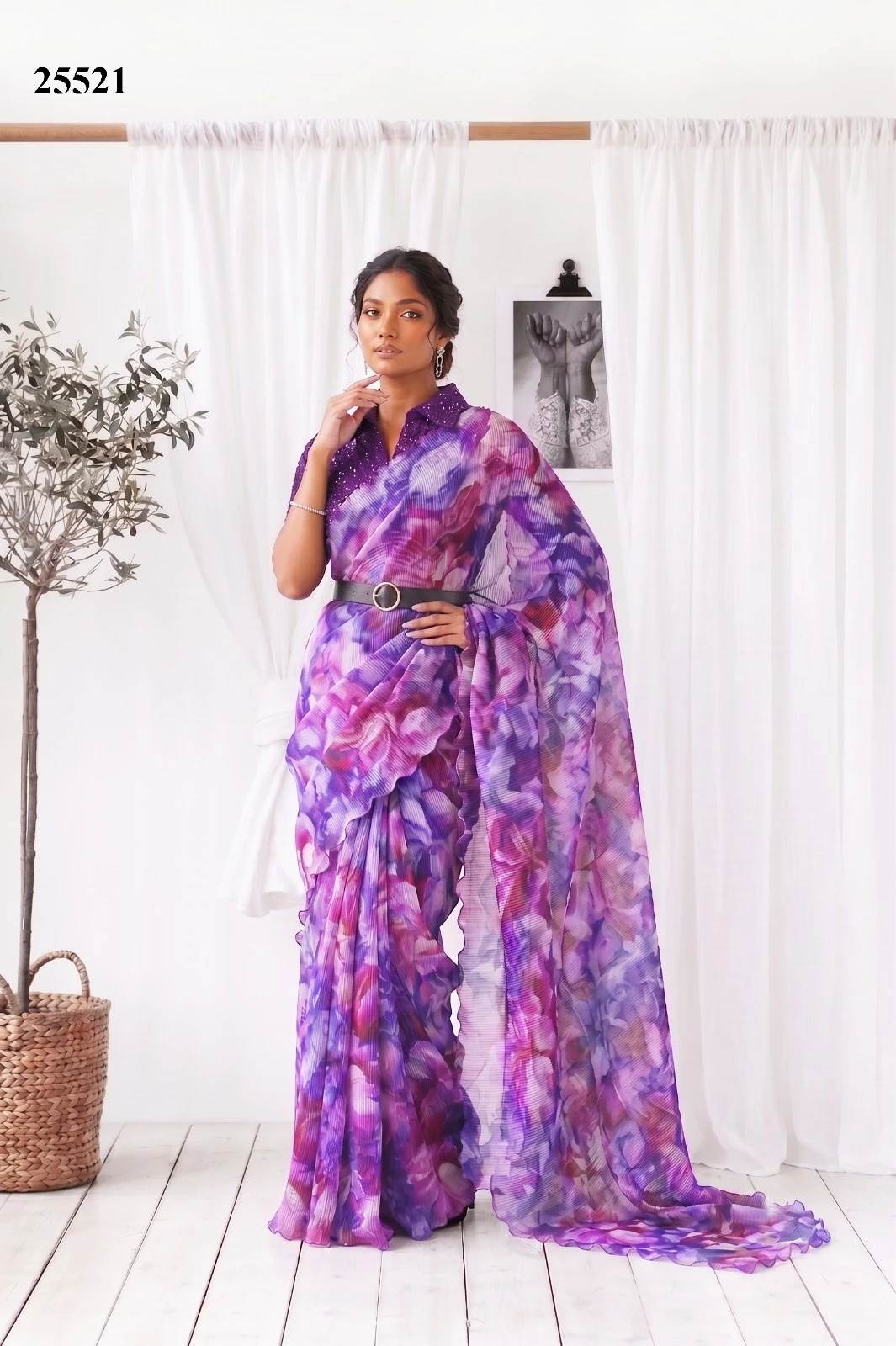 Mahotsav Mohmanthan 25500-B Shylla Ready To Wear Drape Saree 2
