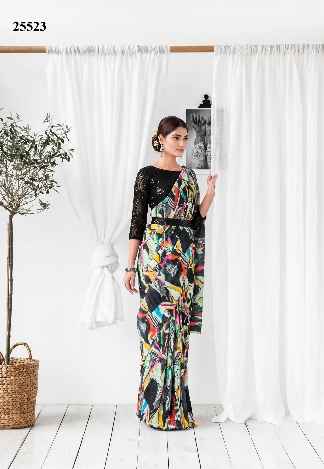 Mahotsav Mohmanthan 25500-B Shylla Ready To Wear Drape Saree 4