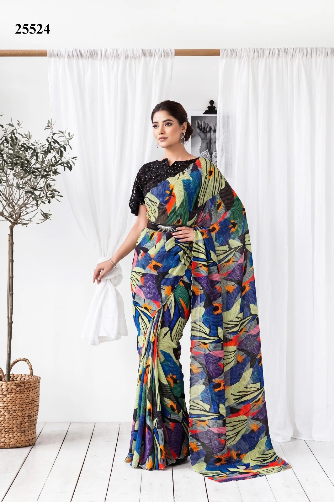 Mahotsav Mohmanthan 25500-B Shylla Ready To Wear Drape Saree 5
