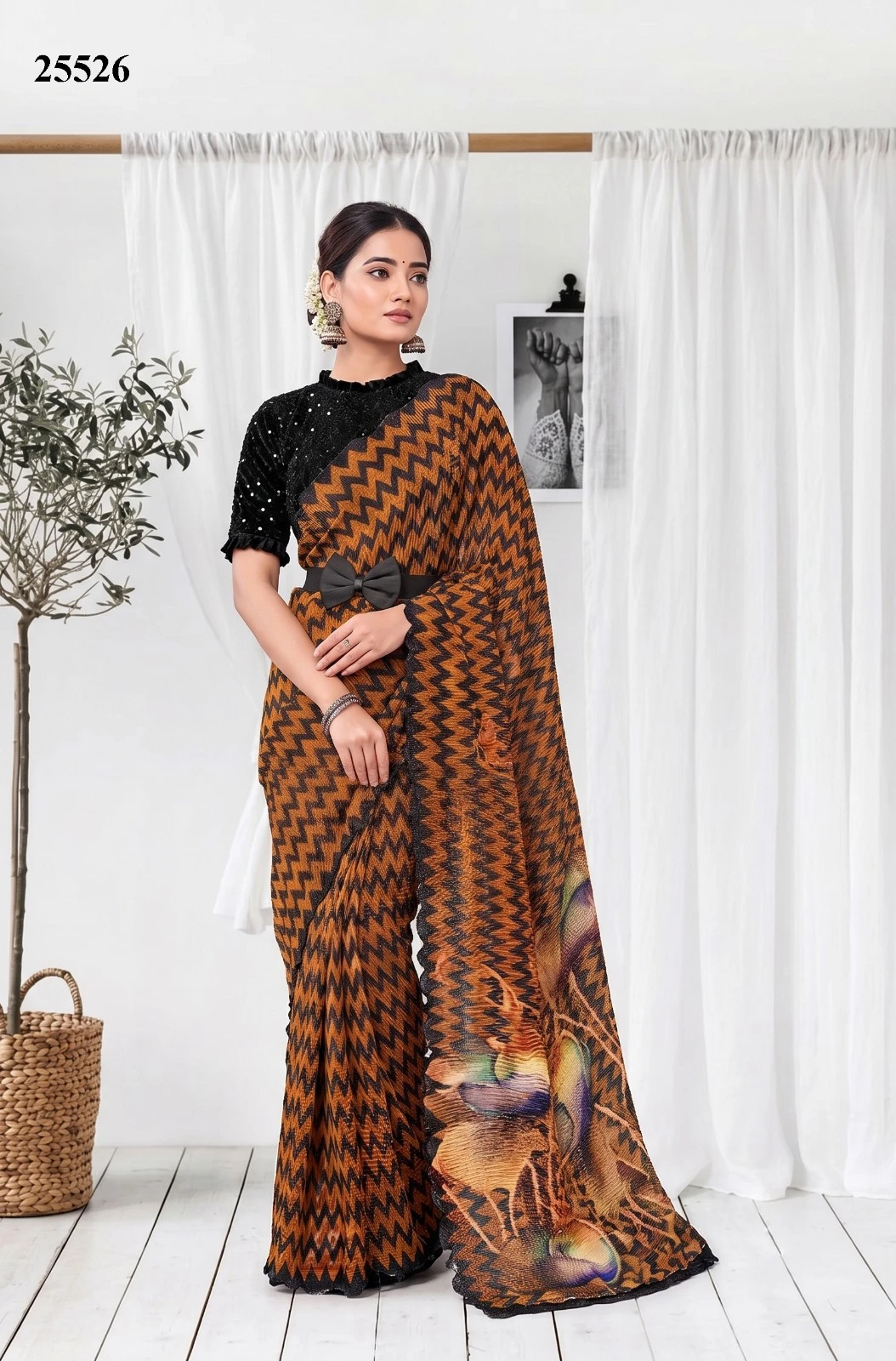 Mahotsav Mohmanthan 25500-B Shylla Ready To Wear Drape Saree 6