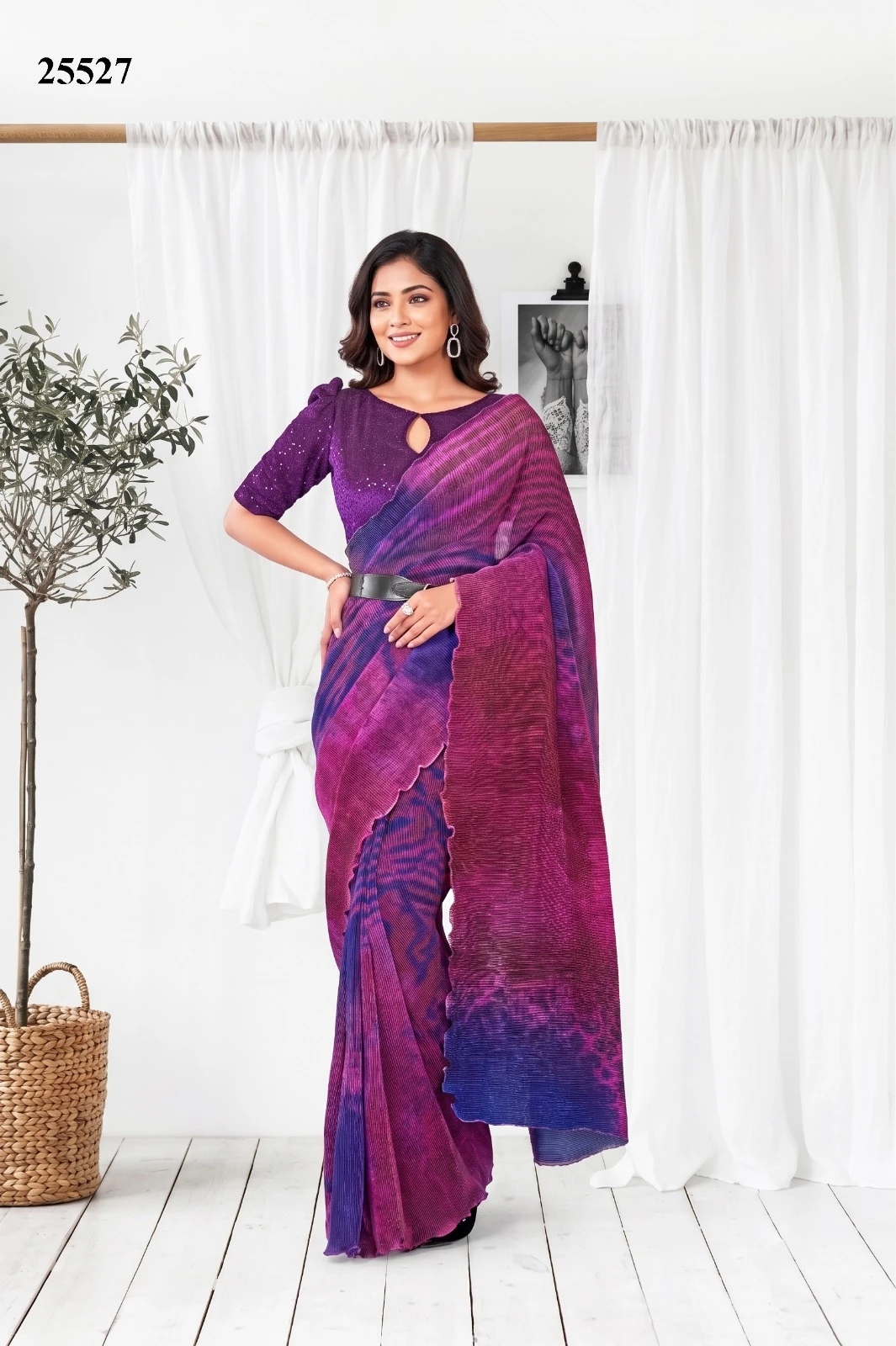 Mahotsav Mohmanthan 25500-B Shylla Ready To Wear Drape Saree 8