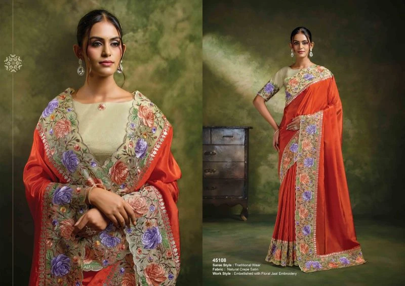 Mahotsav Norita 45100 Saadgi Organza Tissue Silk Designer Saree Collection 12
