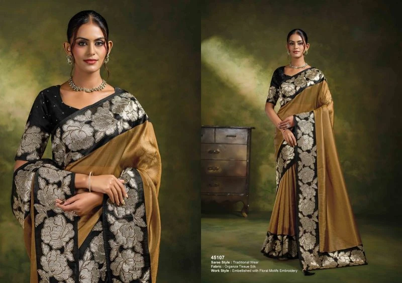 Mahotsav Norita 45100 Saadgi Organza Tissue Silk Designer Saree Collection 14