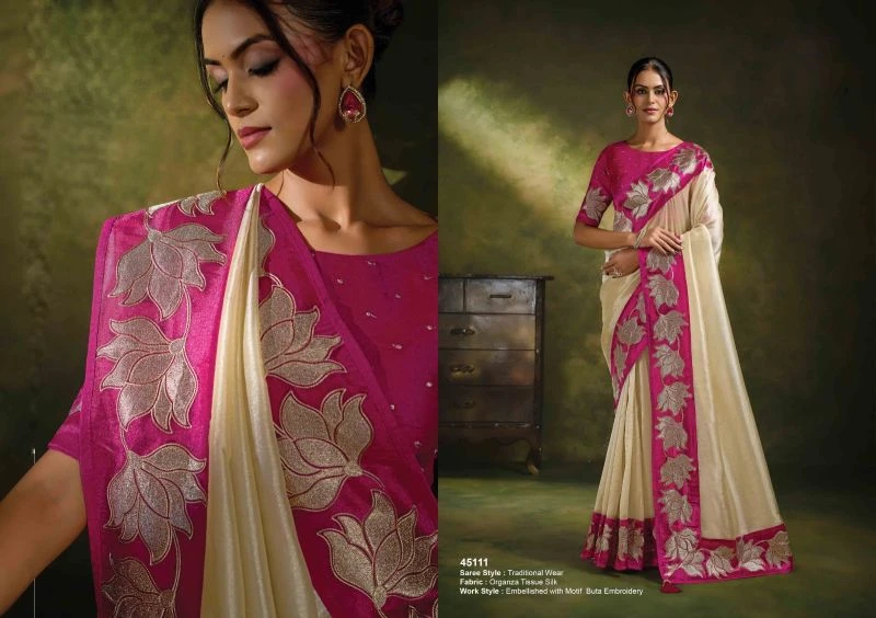 Mahotsav Norita 45100 Saadgi Organza Tissue Silk Designer Saree Collection 15