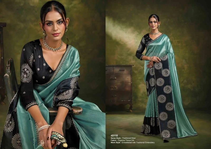 Mahotsav Norita 45100 Saadgi Organza Tissue Silk Designer Saree Collection 16