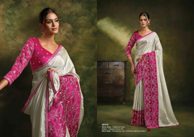 Mahotsav Norita 45100 Saadgi Organza Tissue Silk Designer Saree Collection 17