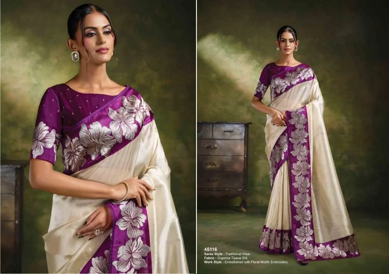 Mahotsav Norita 45100 Saadgi Organza Tissue Silk Designer Saree Collection 5