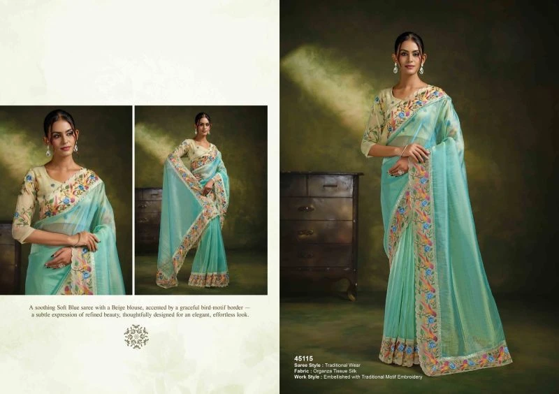 Mahotsav Norita 45100 Saadgi Organza Tissue Silk Designer Saree Collection 6