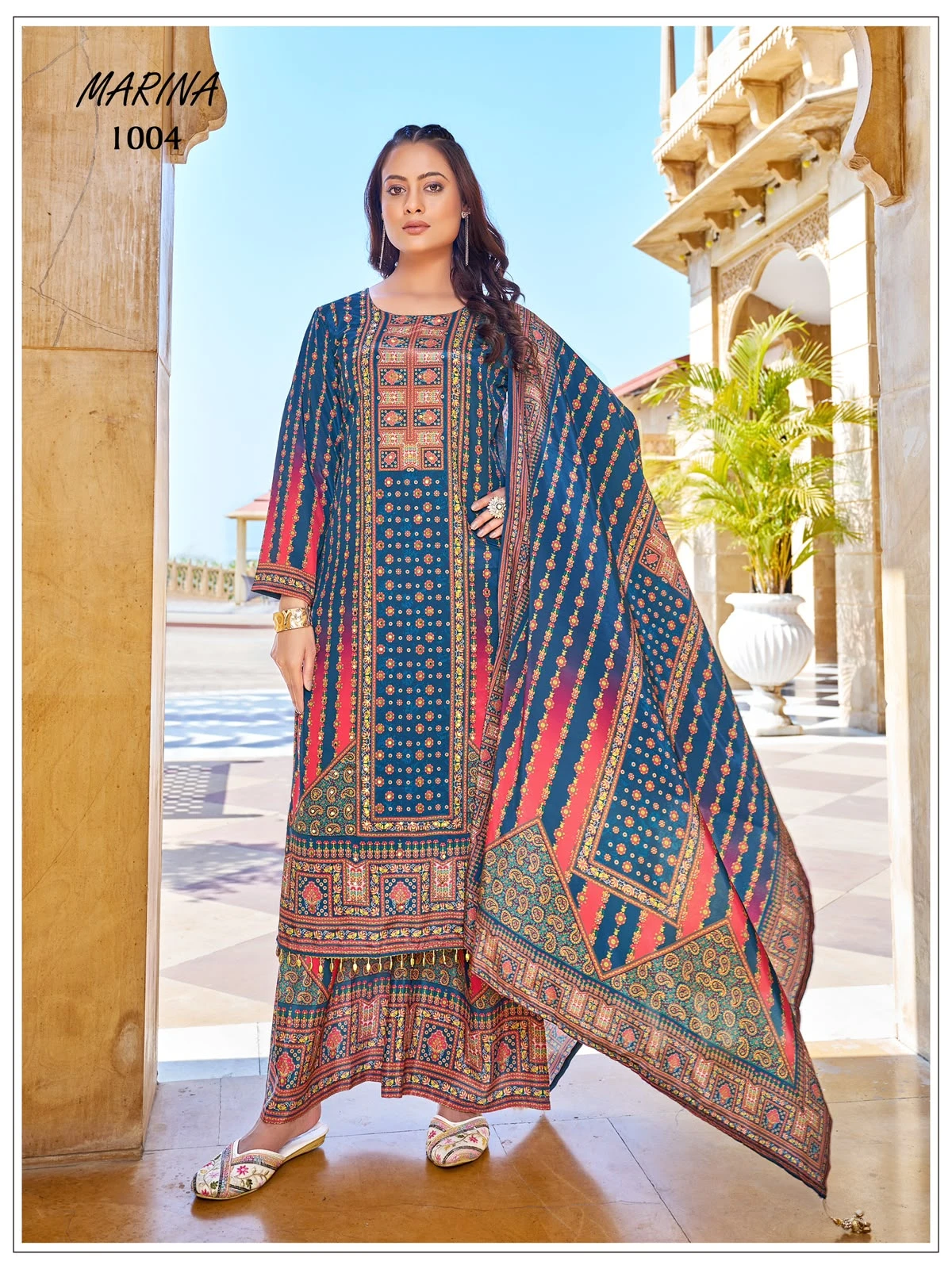 Marina Pakistani Pure Crepe Silk Wholesale Collection 5