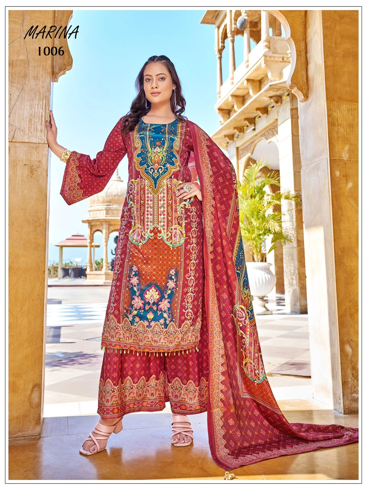 Marina Pakistani Pure Crepe Silk Wholesale Collection 6