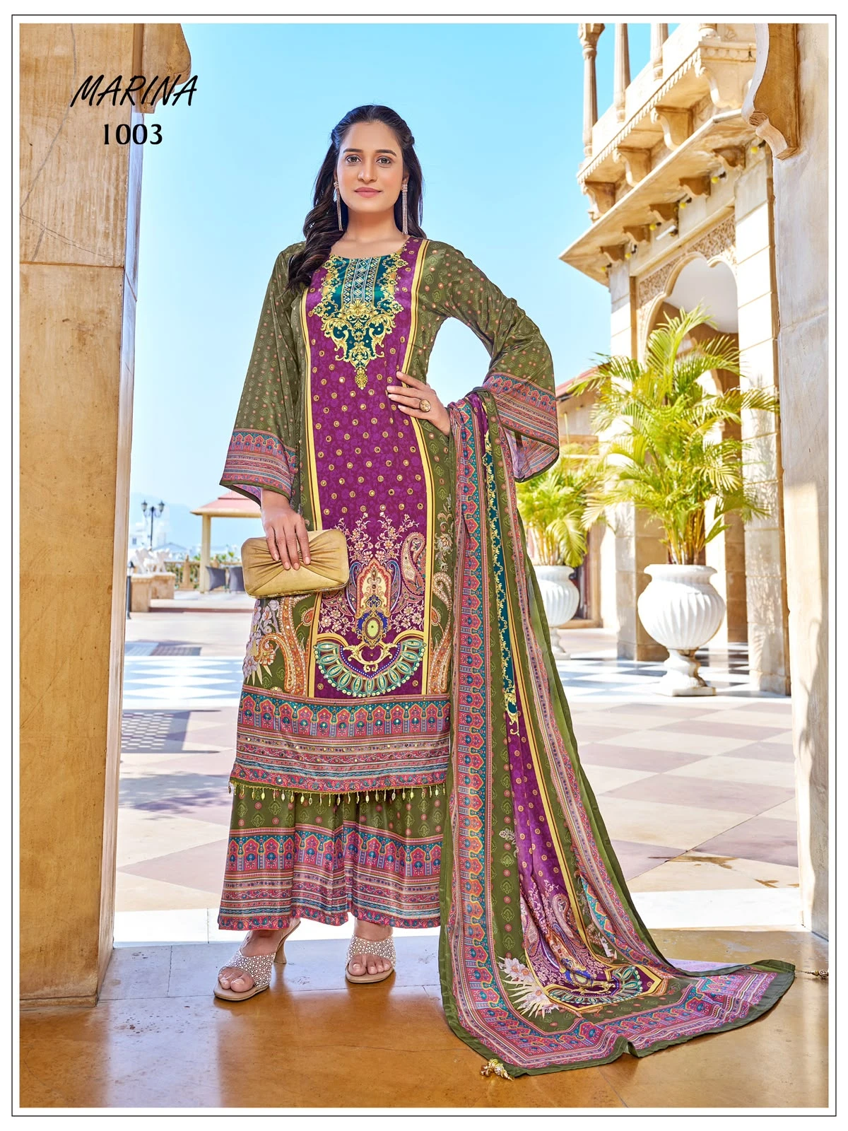 Marina Pakistani Pure Crepe Silk Wholesale Collection 7