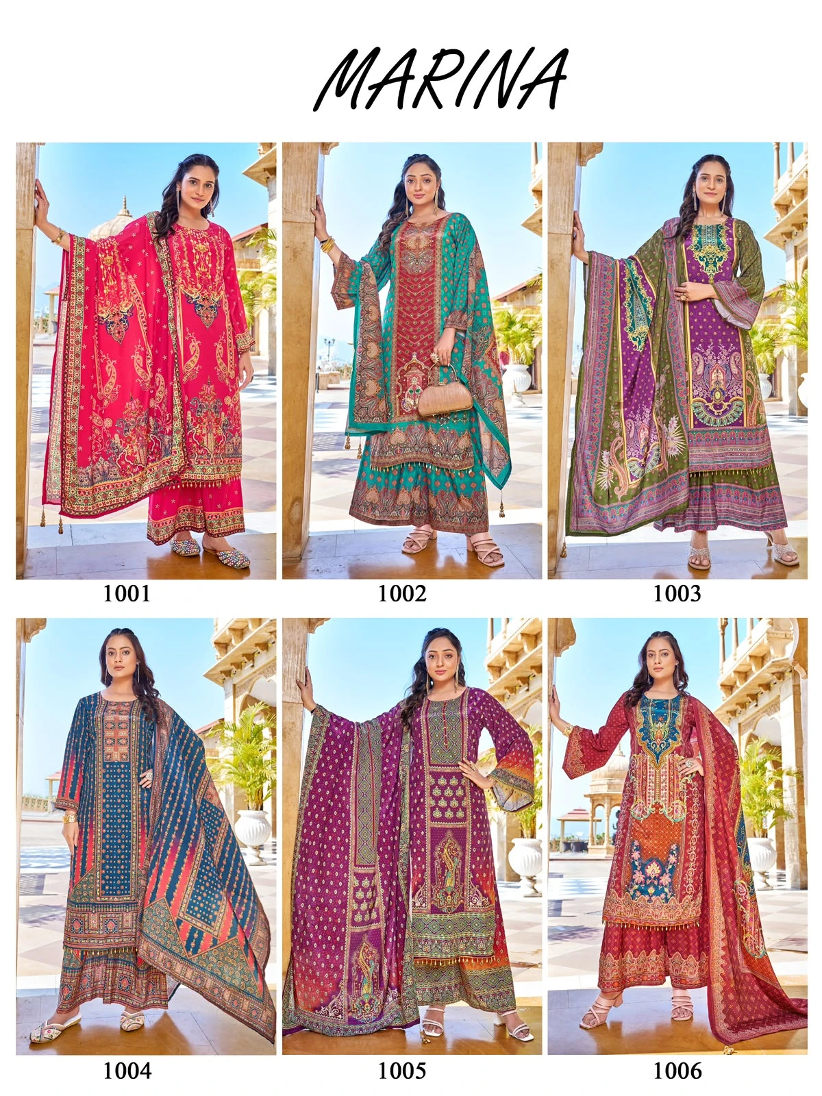 Marina Pakistani Pure Crepe Silk Wholesale Collection 8