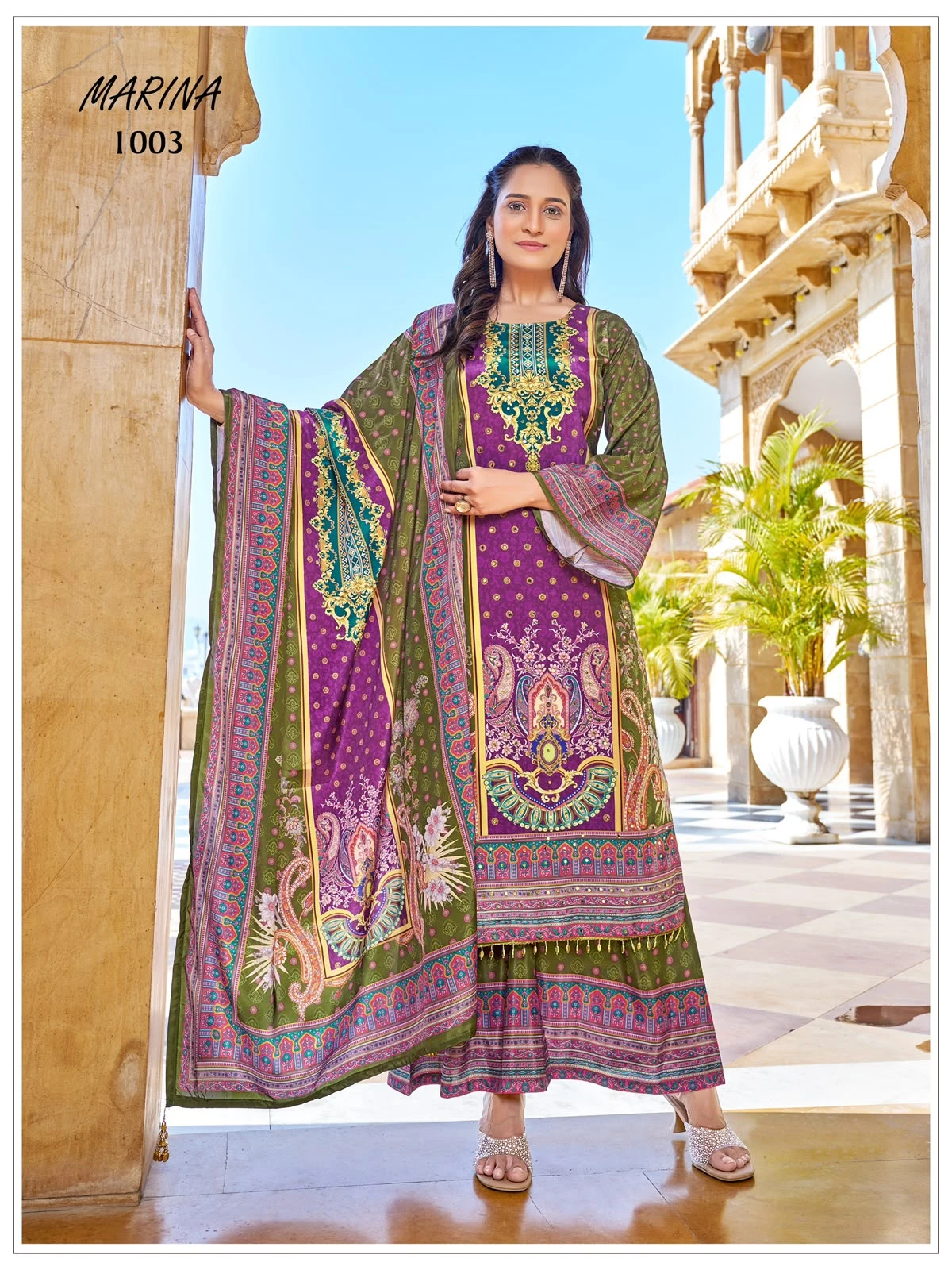 Marina Pakistani Pure Crepe Silk Wholesale Collection 9