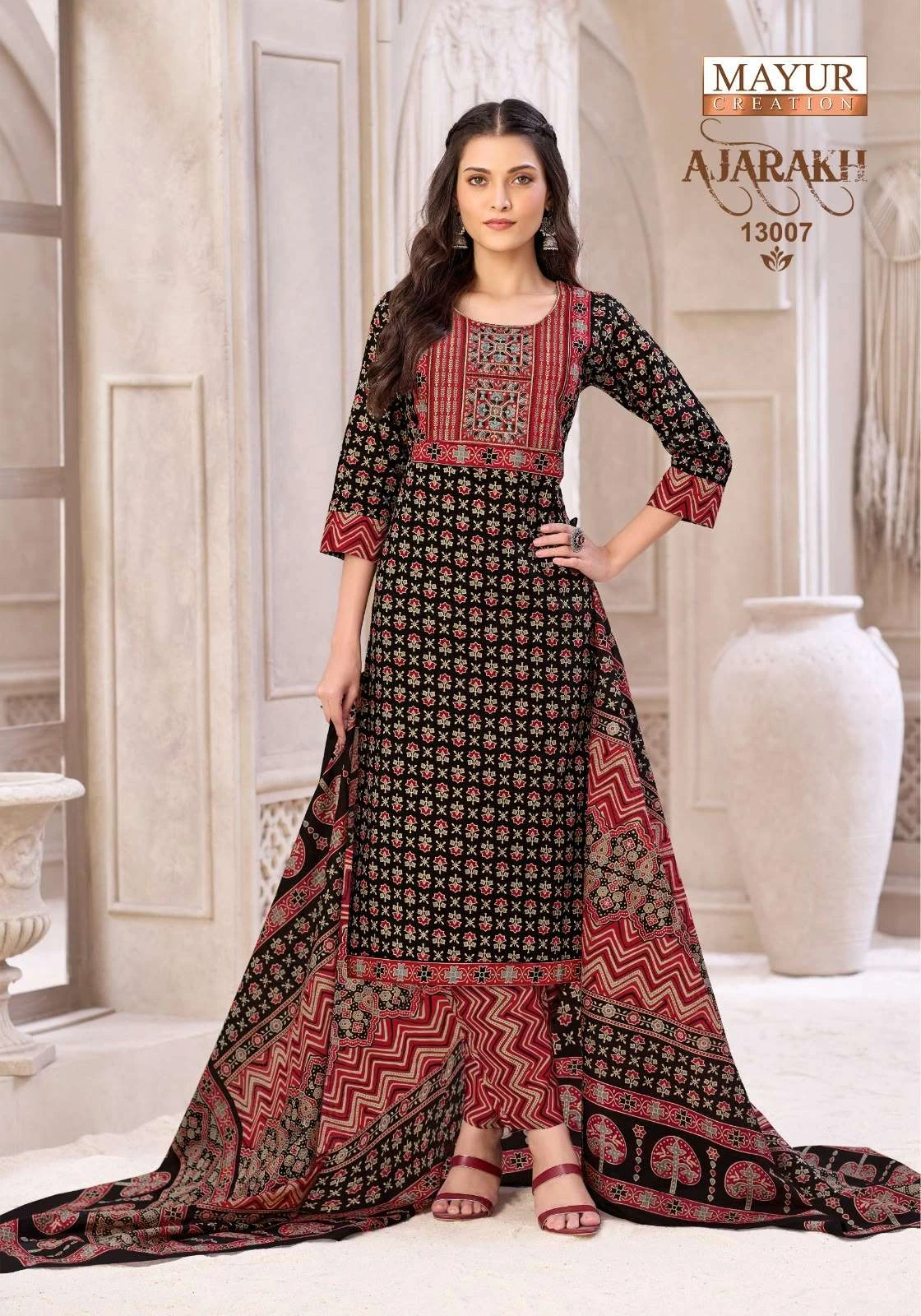 Mayur Creation Ajarakh Vol 13 Ready Made Collection - Readymade Dress 4