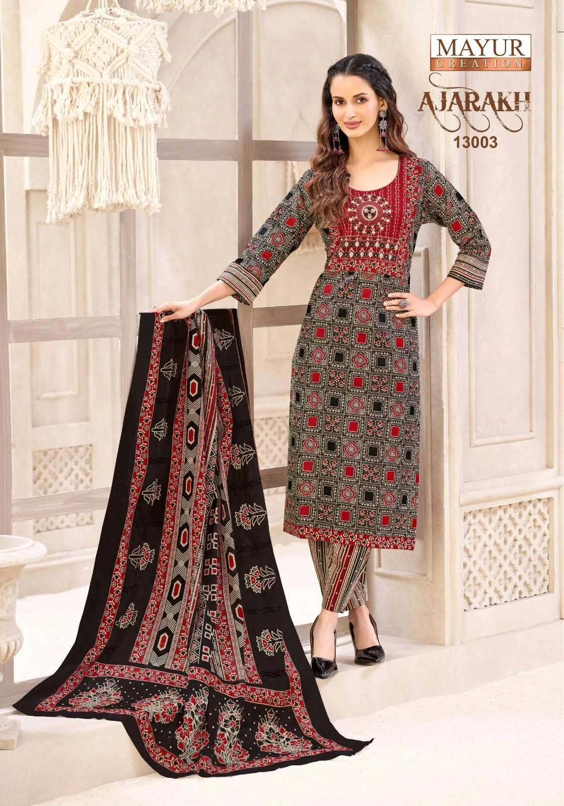 Mayur Creation Ajarakh Vol 13 Ready Made Collection - Readymade Dress 7