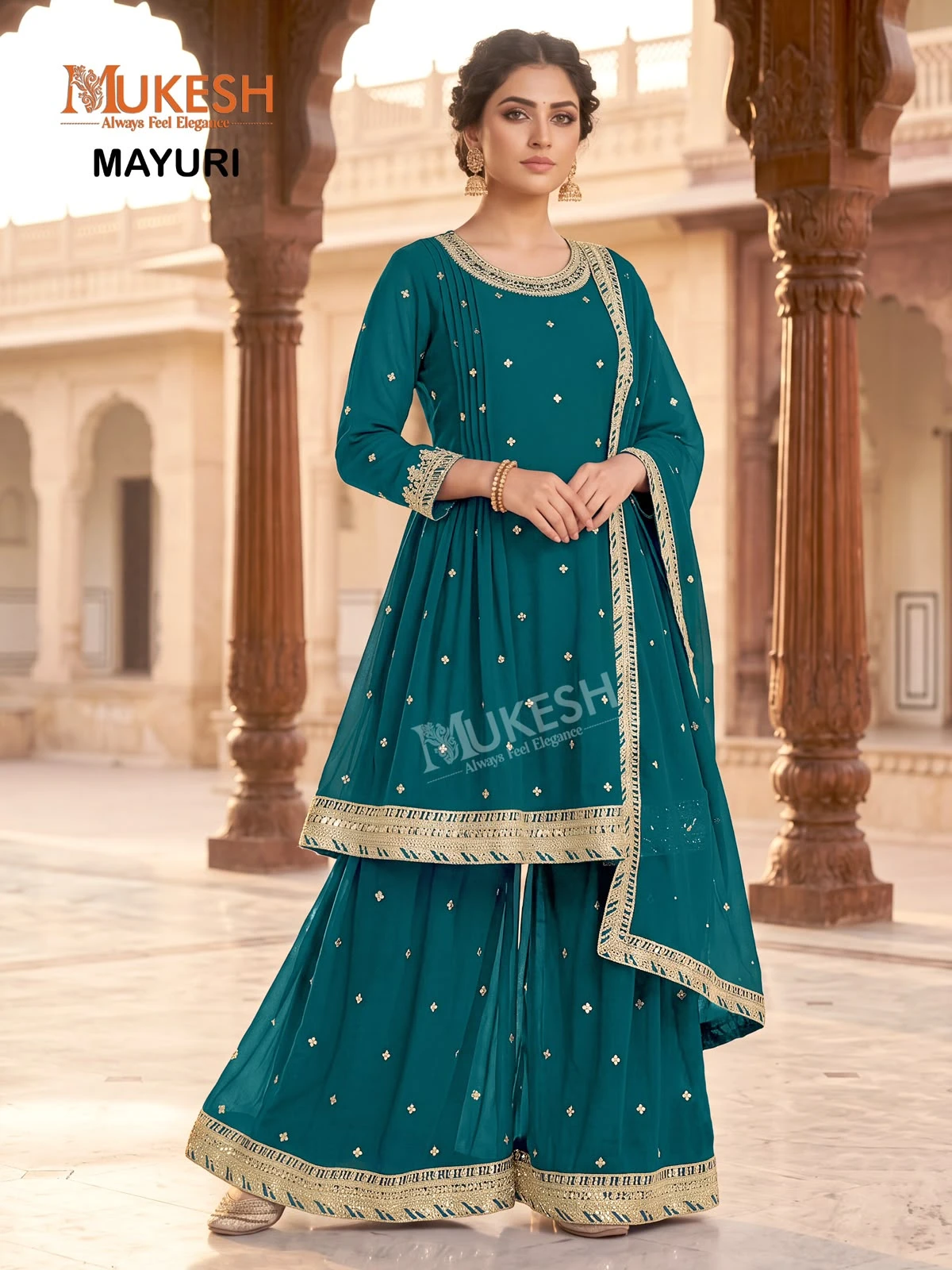 Mayuri Georgette Salwar Plazo 3