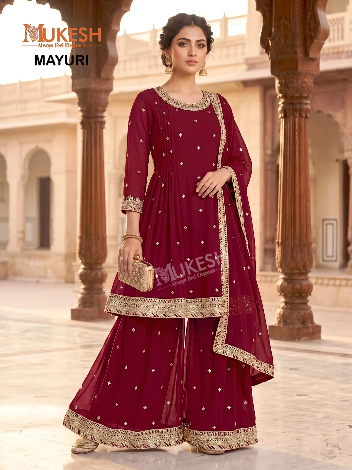 Mayuri Georgette Salwar Plazo 7