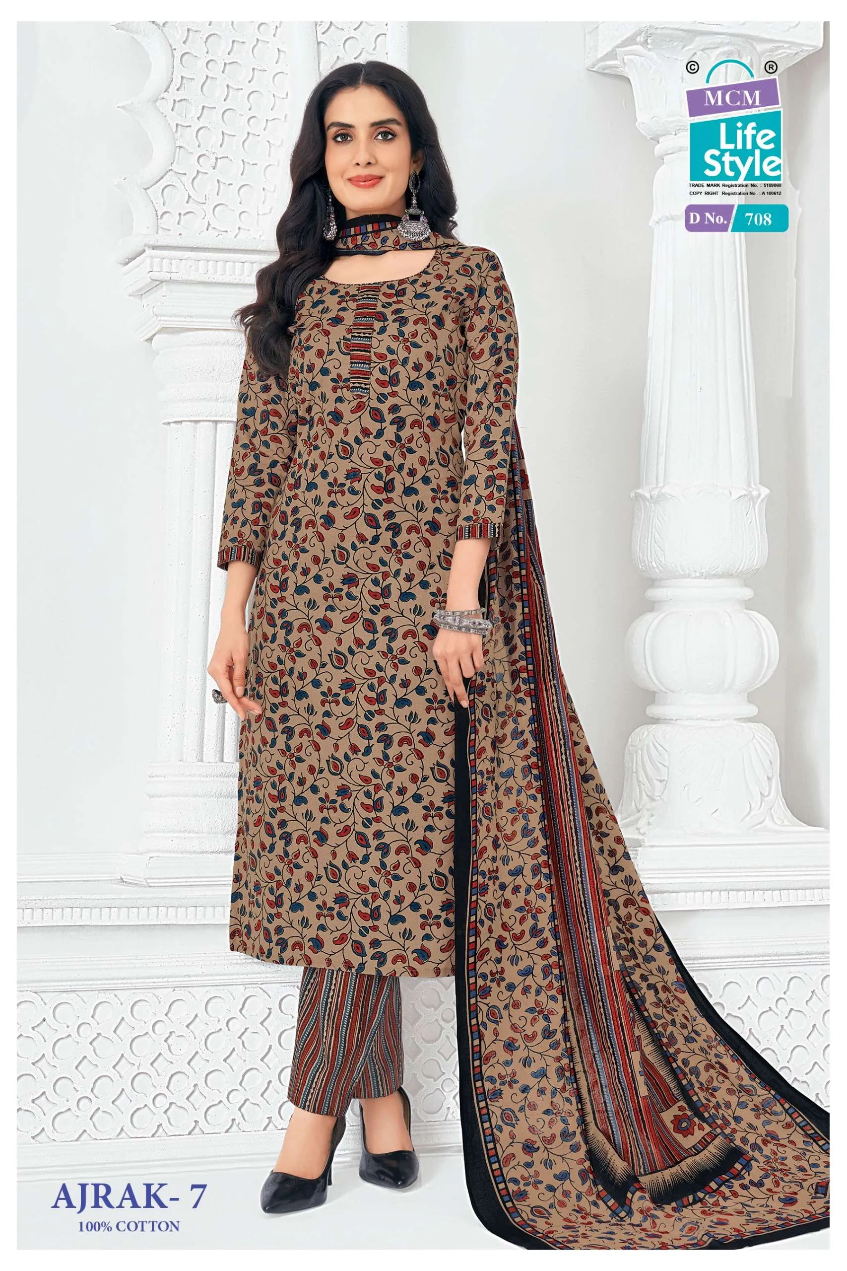 MCM Lifestyle Ajrak Vol 7 - Readymade Dress 10