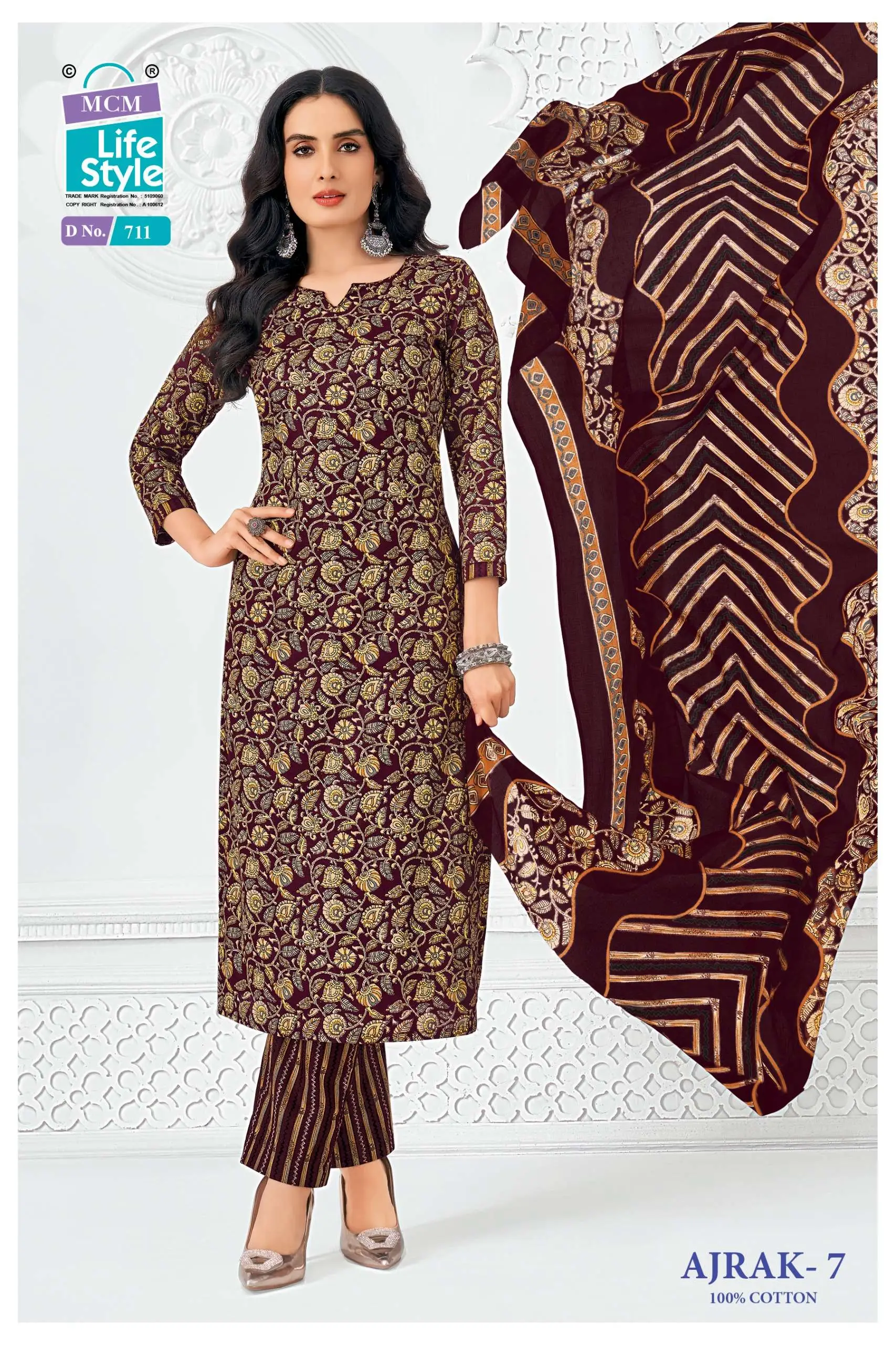 MCM Lifestyle Ajrak Vol 7 - Readymade Dress 12