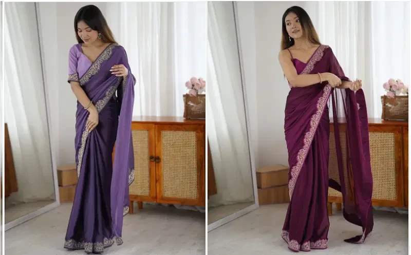 Md Mahi N5 Rangoli Silk Coding Worked Fancy Saree 10
