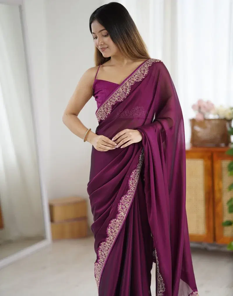 Md Mahi N5 Rangoli Silk Coding Worked Fancy Saree 2