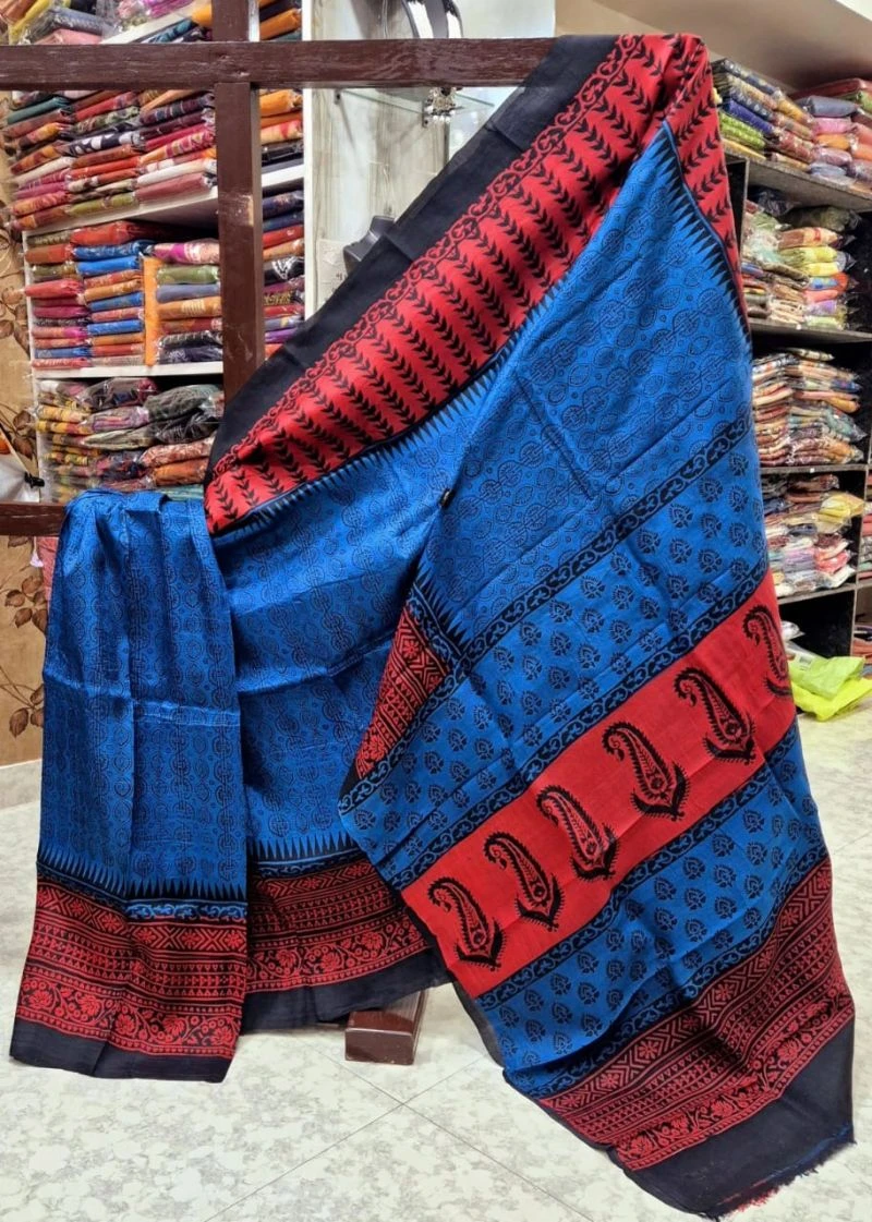 Meraki Vol 33 Soft Tusser Silk Printed Saree Collection 12