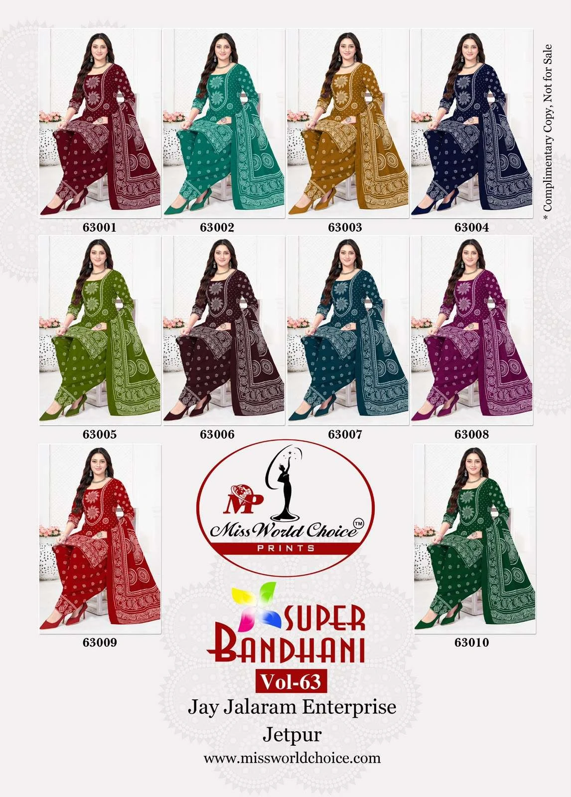 Miss World Super Bandhani Vol 63 4