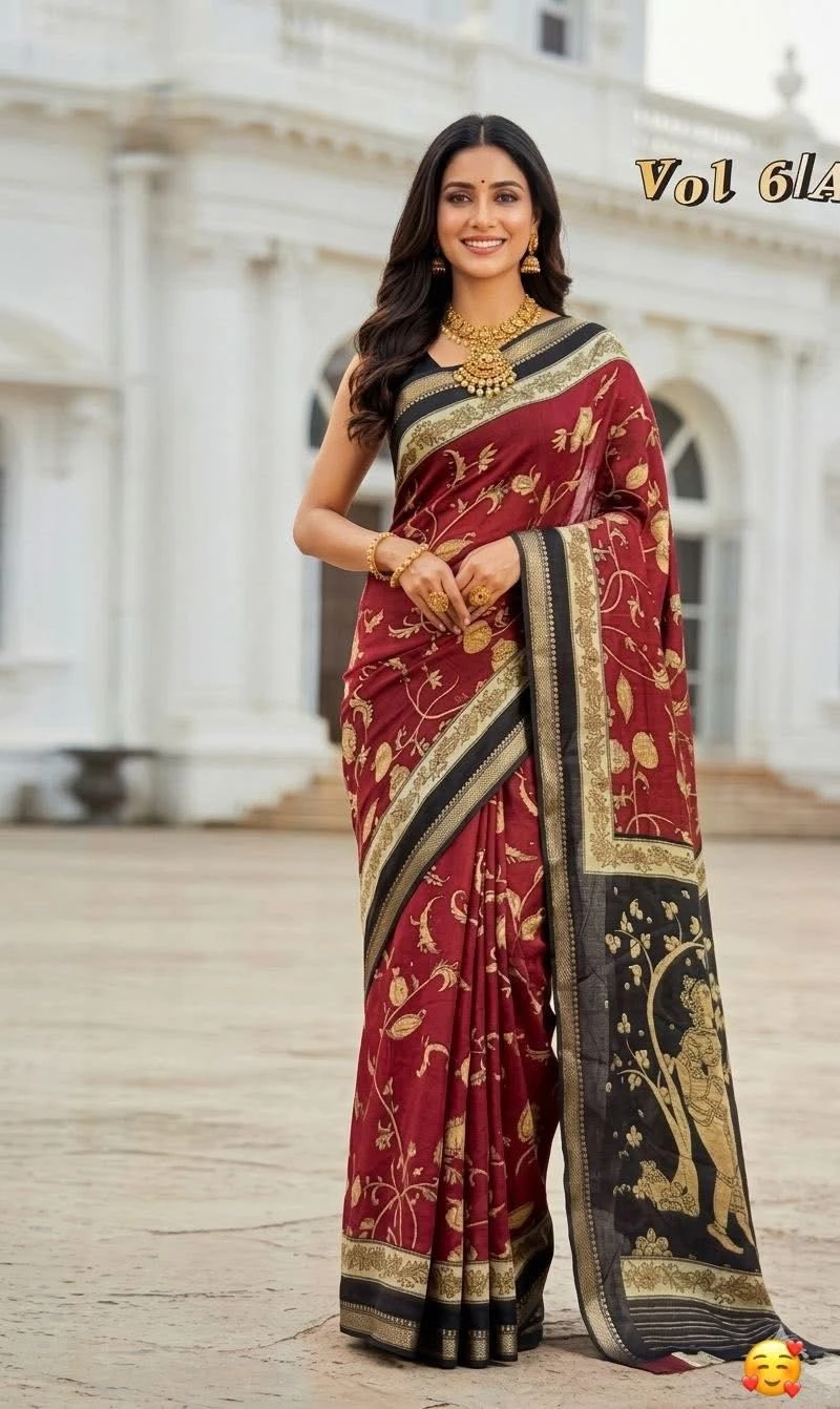 Myra Vol 17 Cotton Silk Printed Saree Collection 6
