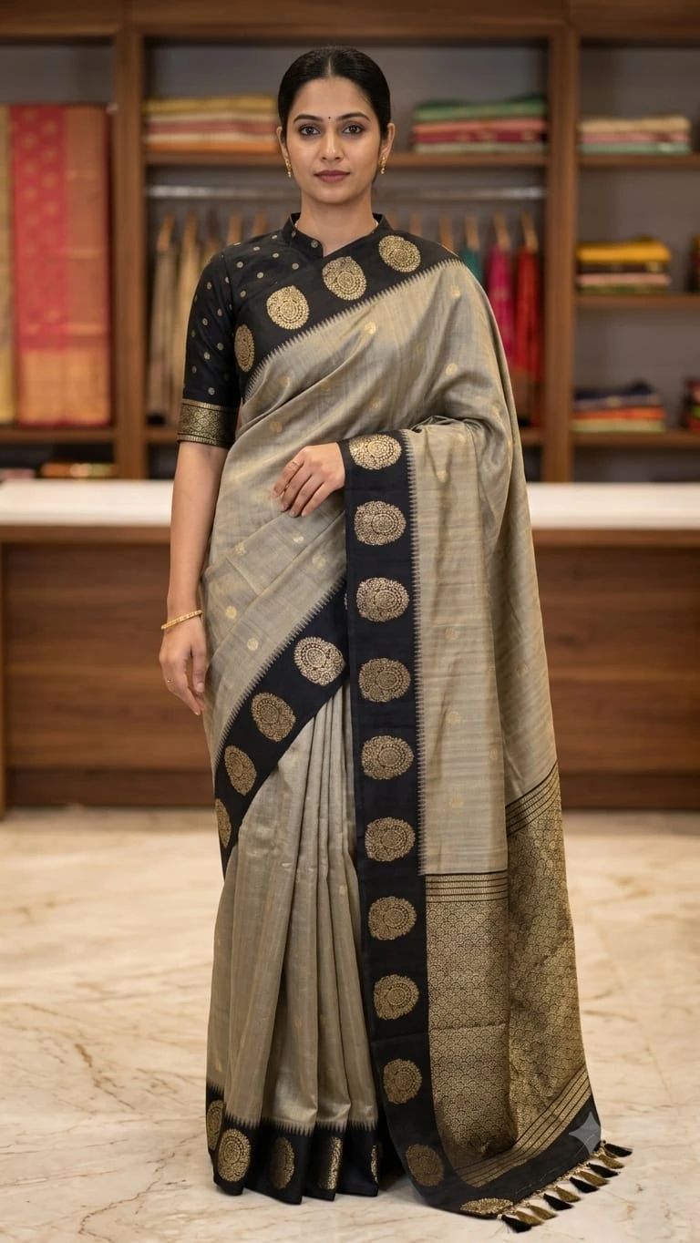 Myra Vol 21 Raw Silk Zari Weaving Saree Collection 3
