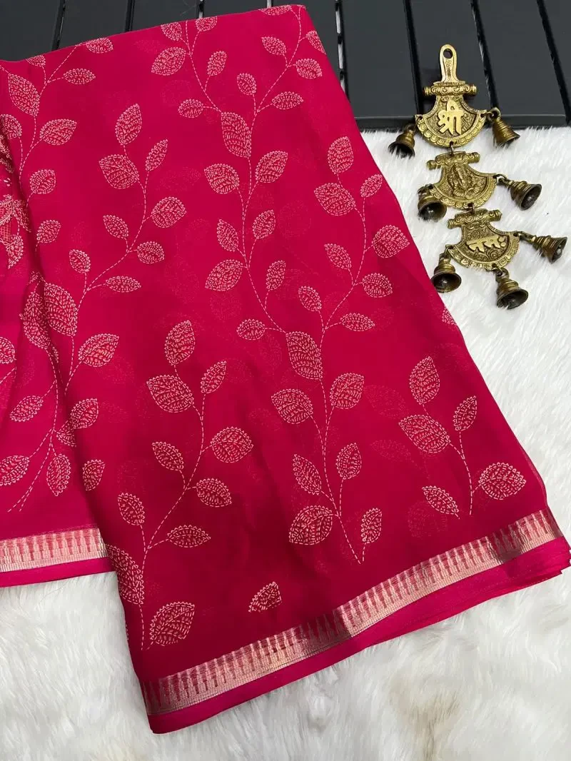 Myra Vol 22 Italian Crepe Silk Printed Saree Collection 3