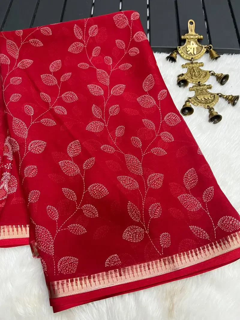 Myra Vol 22 Italian Crepe Silk Printed Saree Collection 6