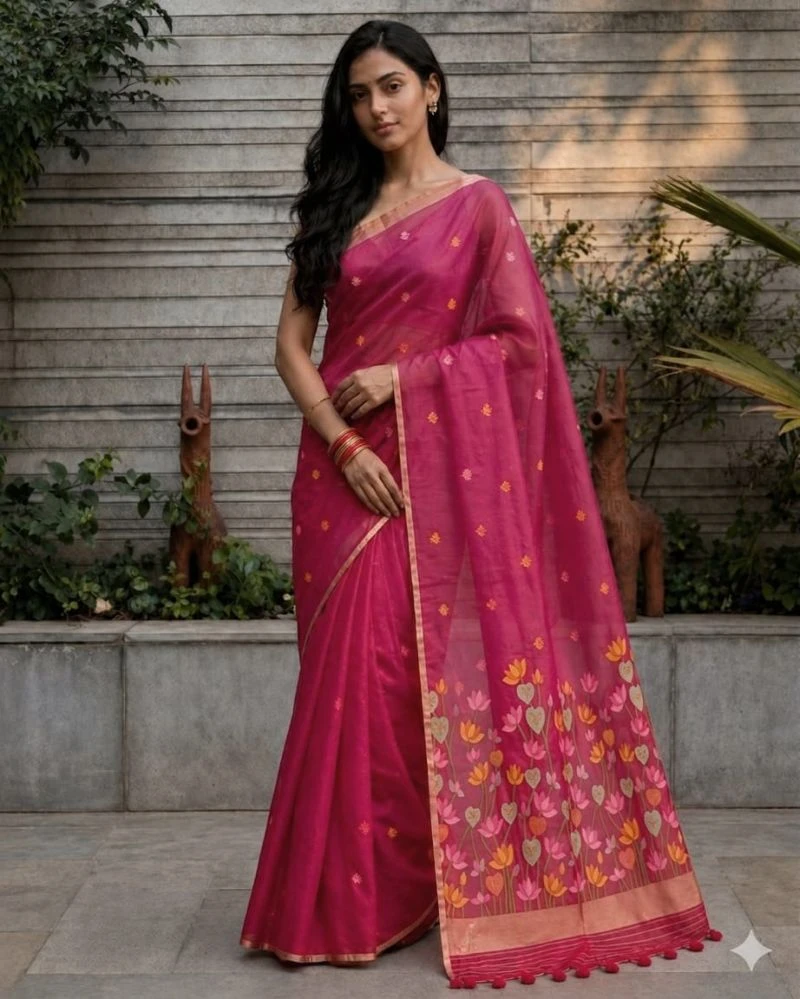 Myra Vol 26 Jamdani Weaving Summer Special Saree Collection 5