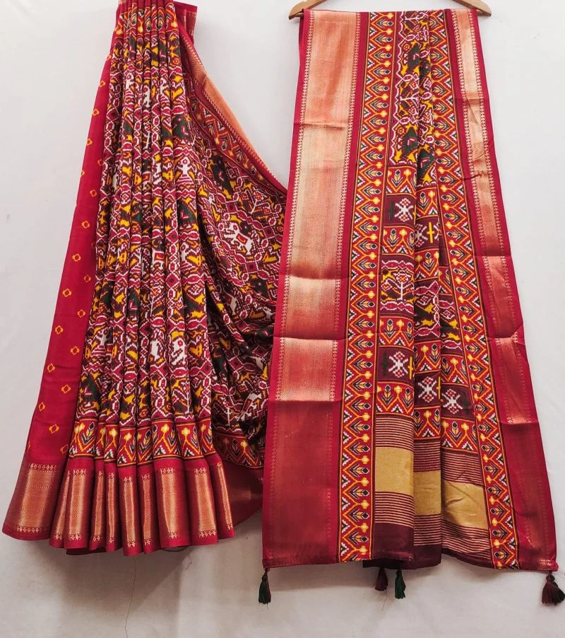 Myra Vol 27 Soft Cotton Patola Printed Saree Collection