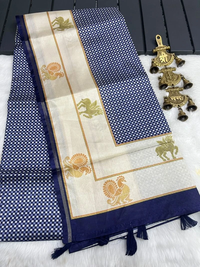 Myra Vol 29 Tusser Silk Printed Saree Collection 3