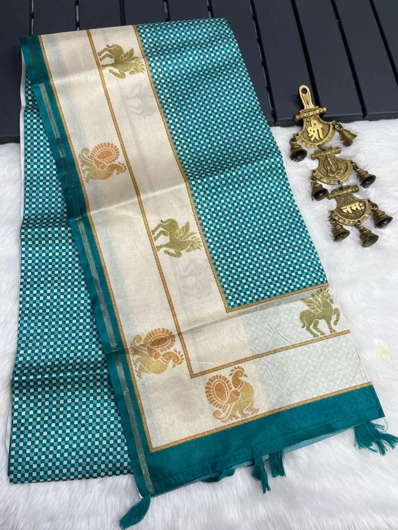 Myra Vol 29 Tusser Silk Printed Saree Collection 5