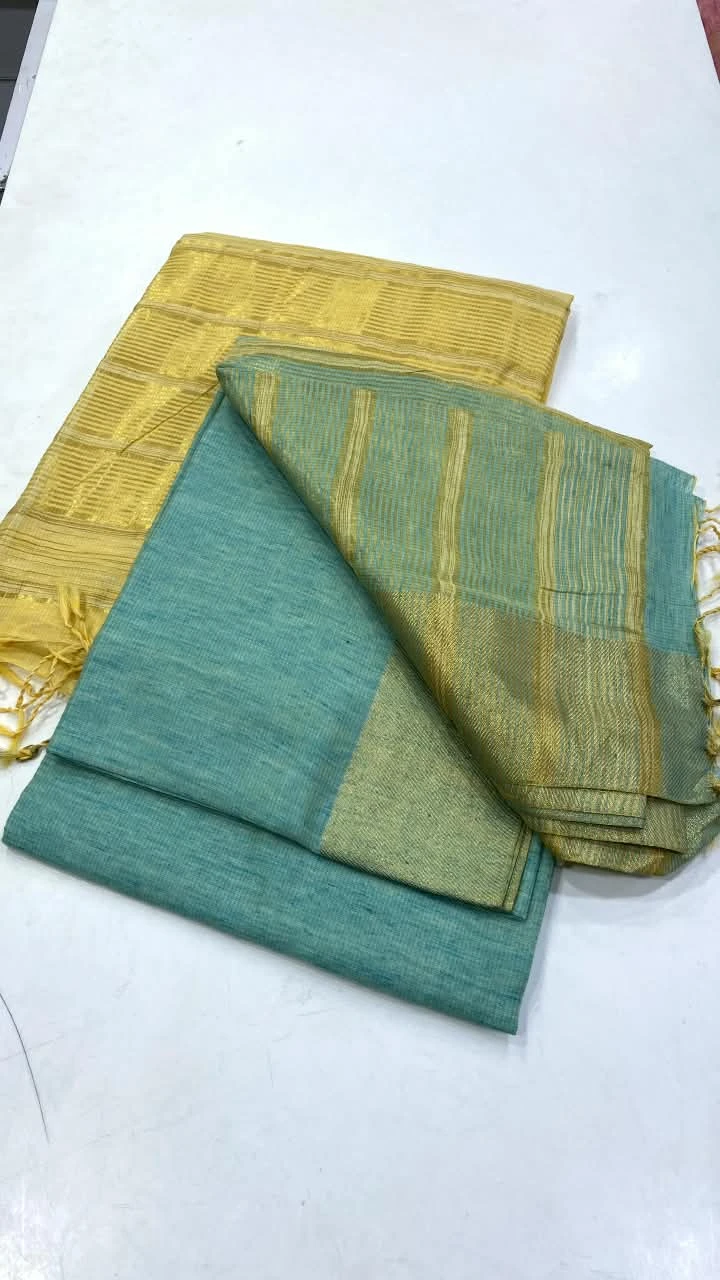 Myra Vol 30 Soft Chanderi Cotton Zari Border Saree Collection 4
