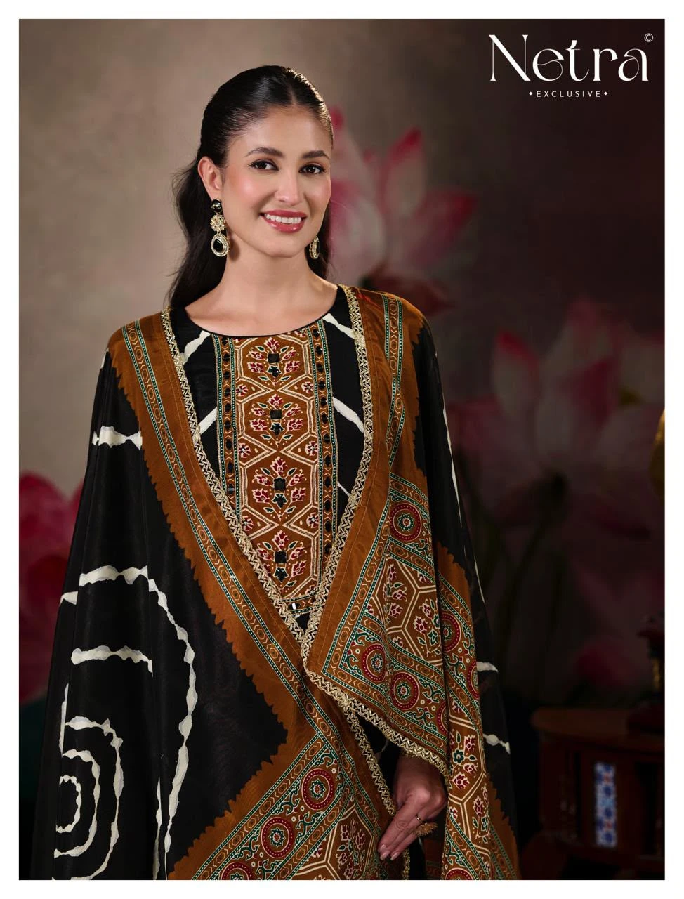 Netra Exclusive Mahek Vol 03 Pure Bemberg Muslin Collection 5