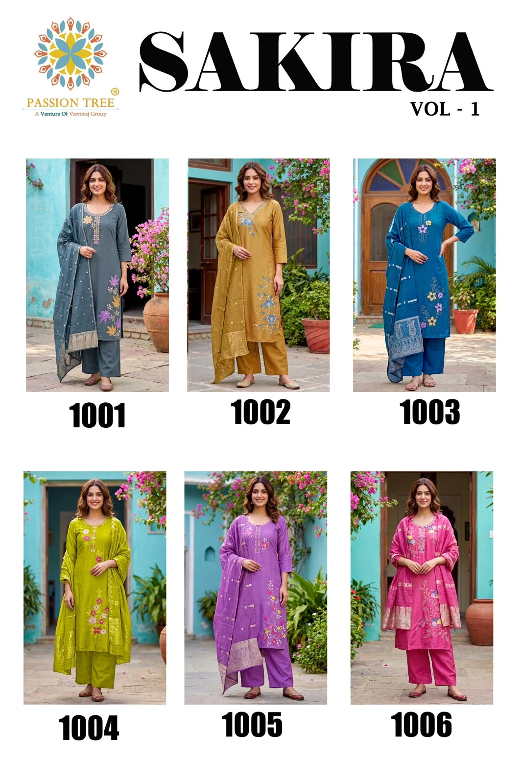 Passion Tree Sakira Vol-1 Readymade Wholesale Collection 9