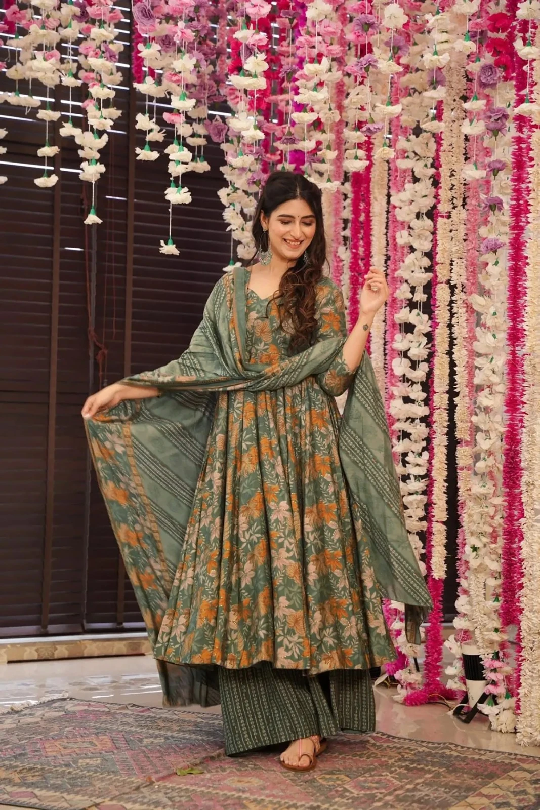 Purple Creation Venessa Vol 1 Pure Maslin Readymade Suit With Heavy Digital Print 3
