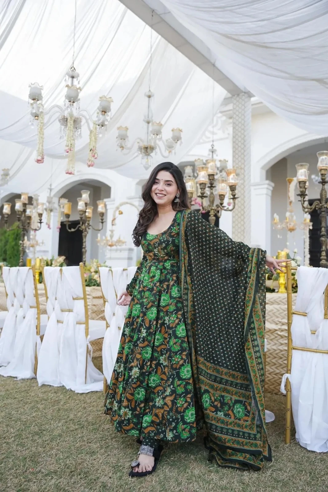 Purple Creation Venessa Vol 1 Pure Maslin Readymade Suit With Heavy Digital Print 4