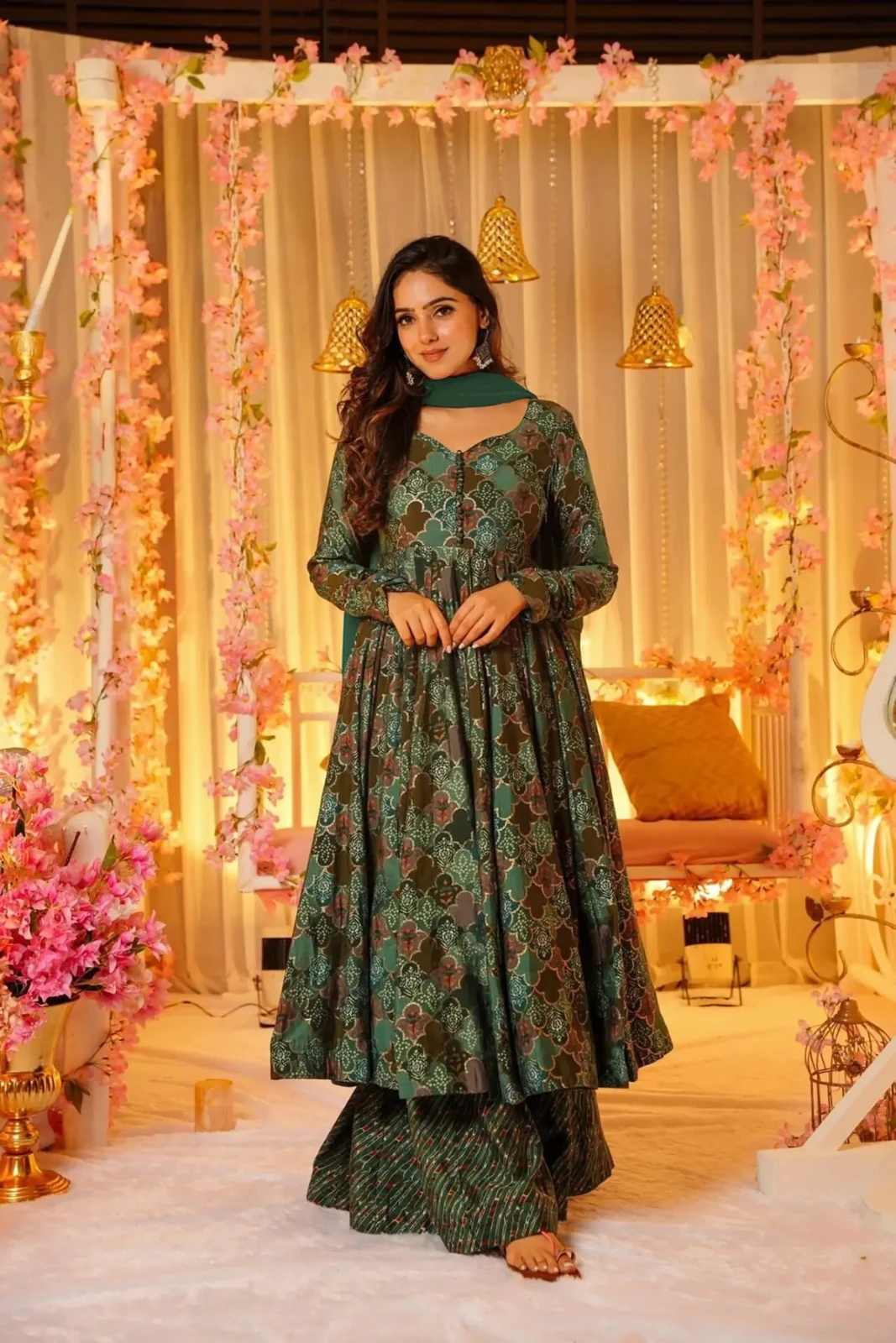 Purple Creation Venessa Vol 1 Pure Maslin Readymade Suit With Heavy Digital Print 5