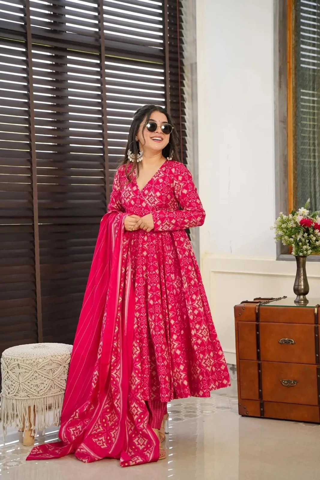 Purple Creation Venessa Vol 1 Pure Maslin Readymade Suit With Heavy Digital Print 8