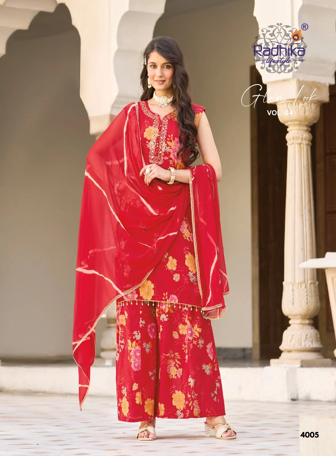 Radhika Life Style Glam Look Vol-4 Sleeveless Dress 2